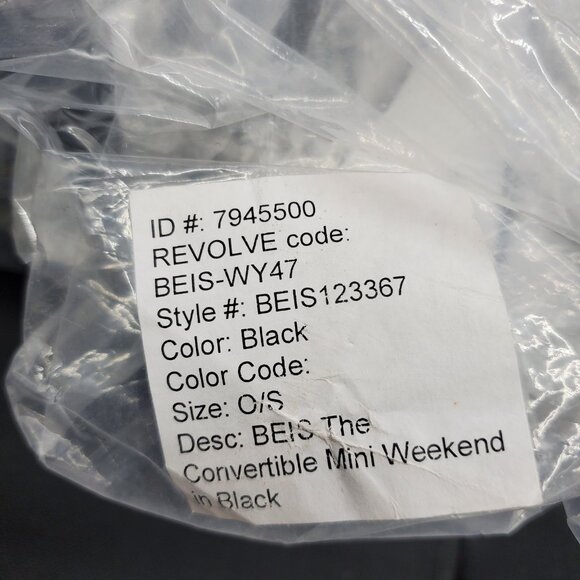 BEIS Carry On Weekender Convertible Mini | Weekender Bag Women Shoe Compartment - Picture 3 of 10